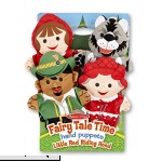 Melissa & Doug Fairy Tale Friends Hand Puppets Puppet Sets Little Red Riding Hood Wolf Grandmother and Woodsman Soft Plush Material Set of 4 14” H x 8.5” W x 2” L Standard Packaging B0168A5S7K